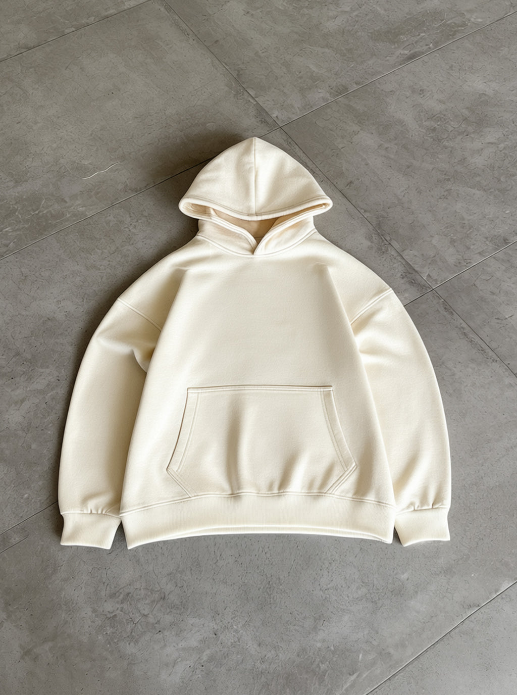Cream Hoodie