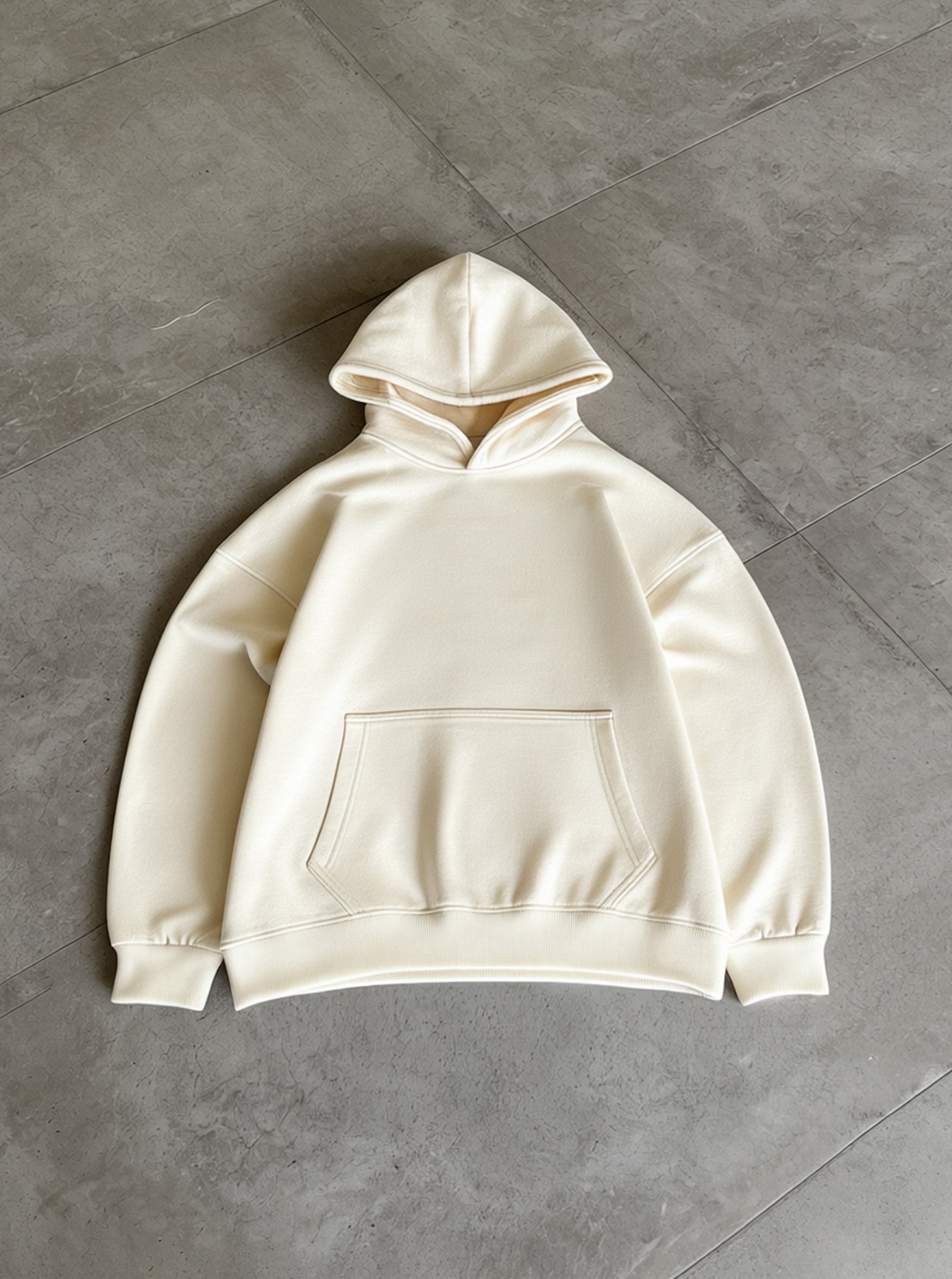 Cream Hoodie