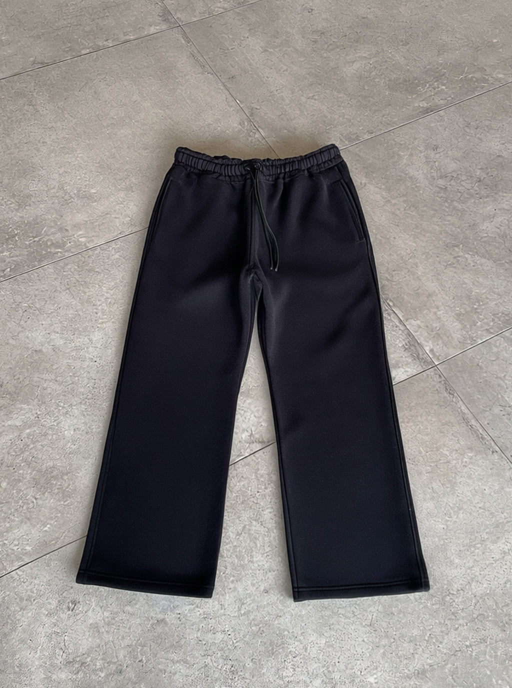 Black Straight-fit Trouser