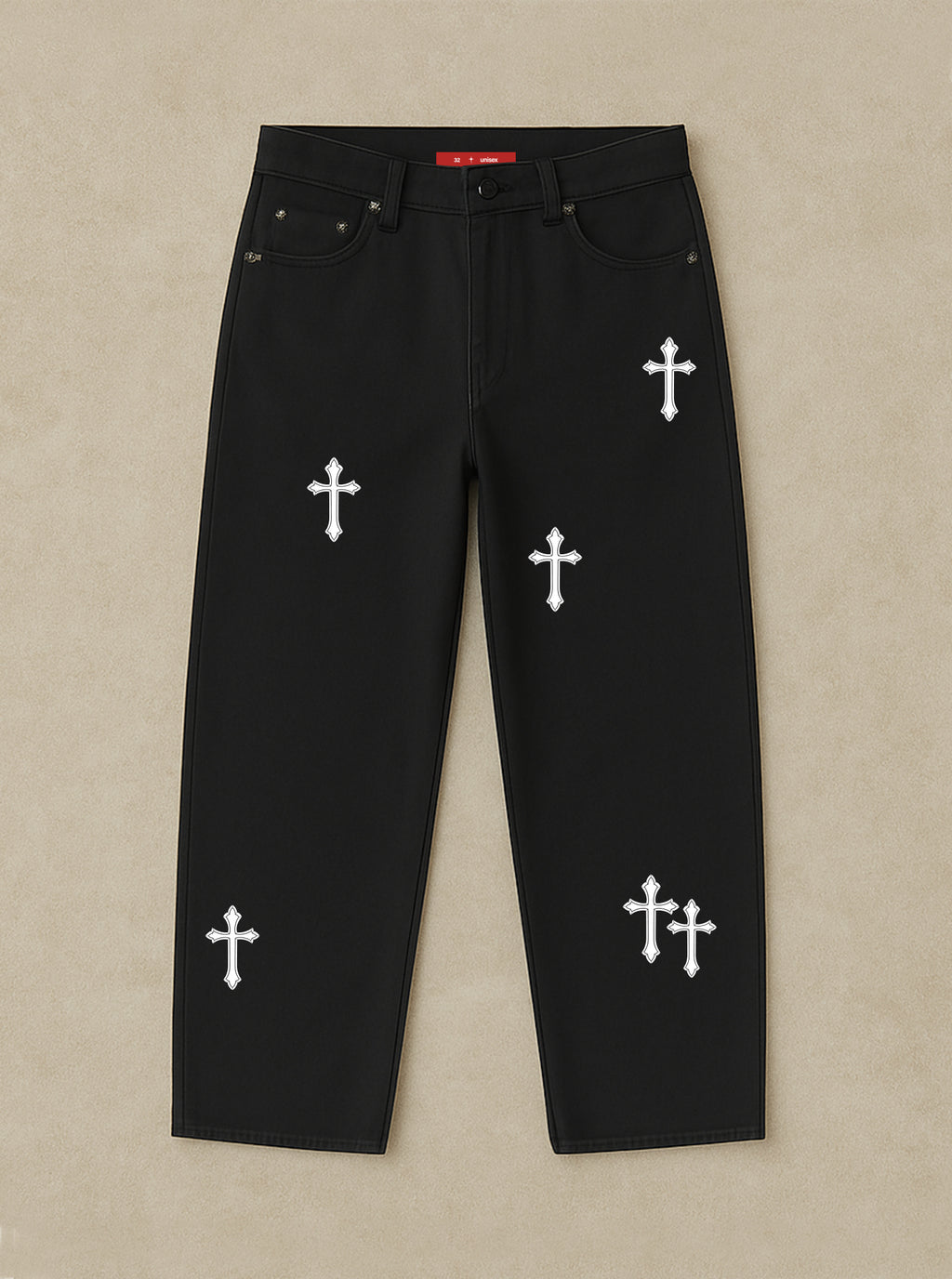 Noir-Cross Pants