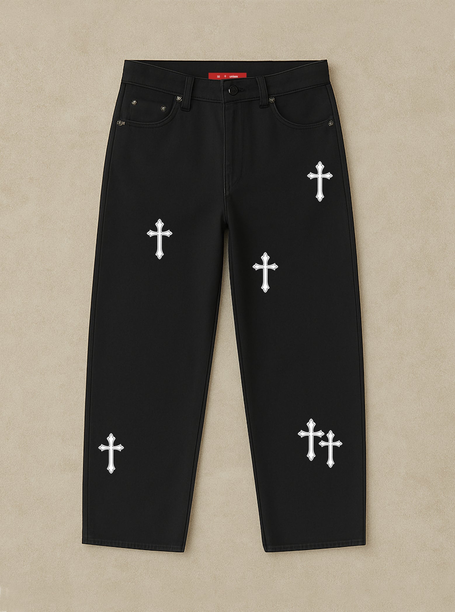 Noir-Cross Pants